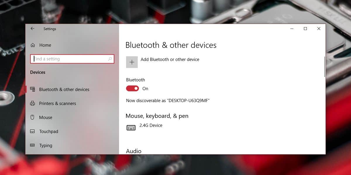 bluetooth is turned off windows 10 fix